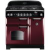 Falcon 90cm Classic Dual Fuel Cooker - Cranberry/Chrome