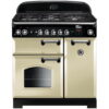 Falcon 90cm Classic Gaas Cooker - Cream/Chrome