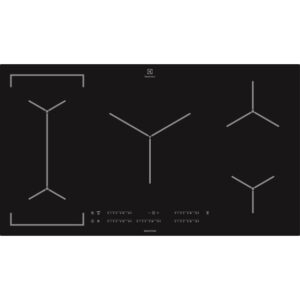 Electrolux 90cm 5 Zone Induction Cooktop - Black Ceramic Glass
