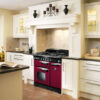 Falcon 90cm Classic Dual Fuel Cooker - Cranberry/Chrome - Image 2