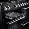 Falcon 110cm Nexus Dual Fuel Cooker - Black/Chrome - Image 2