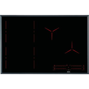 AEG 80cm 4 Zone Induction Cooktop - Pure Black