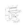 Sirius 90cm Valentina 4 Zone Integrated Induction Cooktop - Image 2