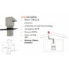 Sirius 90cm Canopy Rangehood with SEM5 Motor - Black Glass Fascia - Image 2