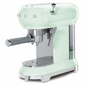 Smeg Retro Style 1350W Espresso Pump Coffee Machine - Pastel Green