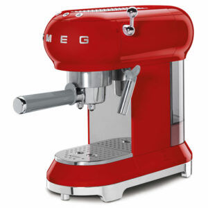 Smeg Retro Style Espresso Machine - Red