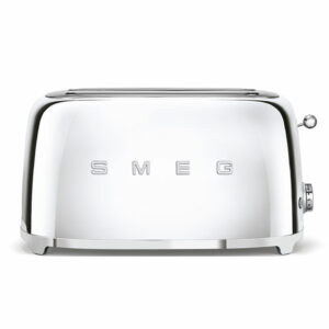Smeg Retro Style Extra Wide Toaster  Chrome 4Slice