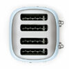 Smeg Retro Style 4 Slice Toaster - Pastel Blue - Image 2