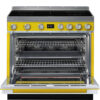 Smeg 90cm Portofino Induction Cooker - Sunshine Yellow - Image 2