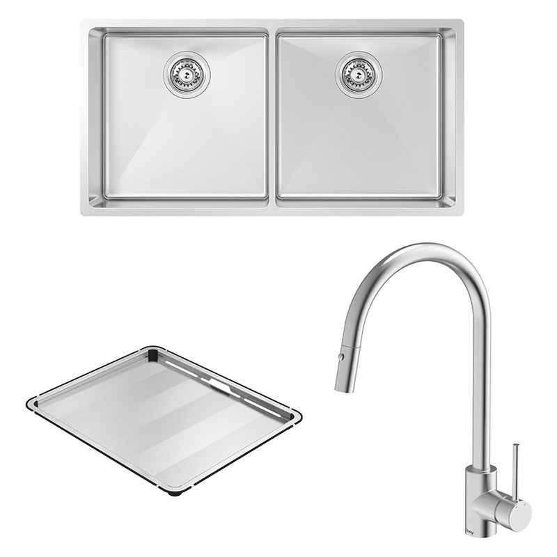 ABEY FRA400D Sink + DTA18-316 + KTA037-316-BR