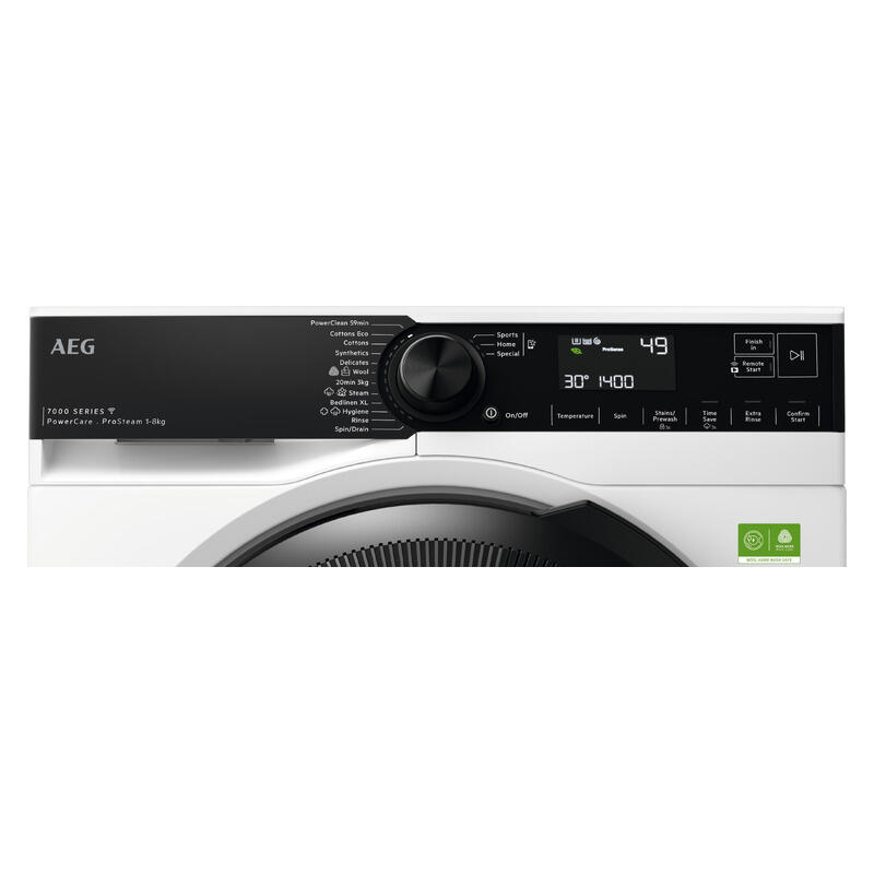AEG 8kg Front Load Washing Machine ? White (7000 Series) - Image 2