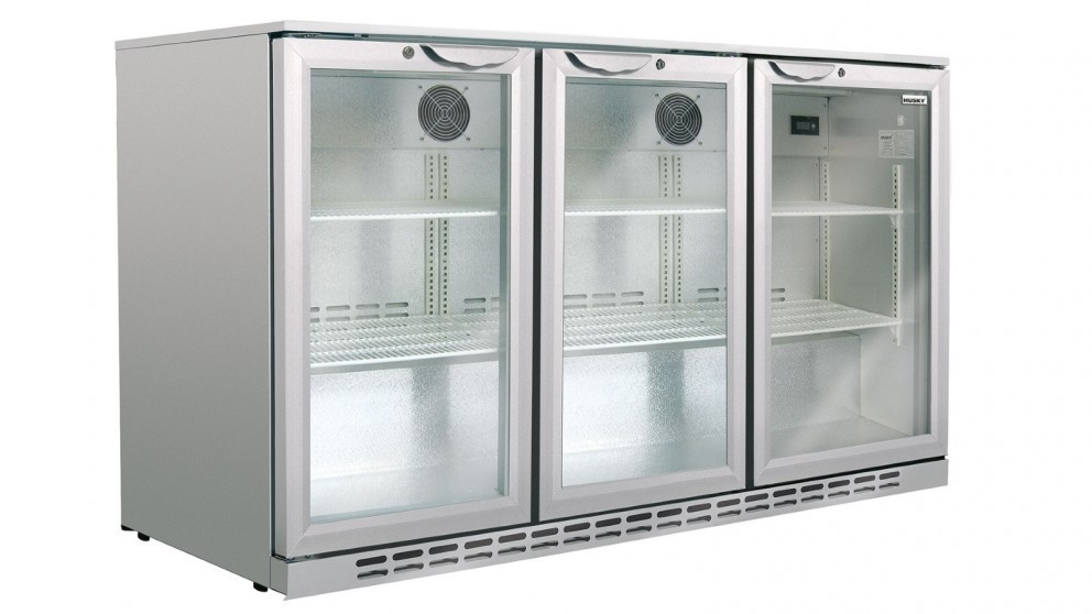 HUSKY Triple Door Alfresco Drink Chiller 307L