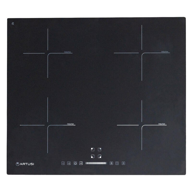 Artusi 60cm Built-In 4 Zone Induction Hob Cooktop - Nano Matte Black