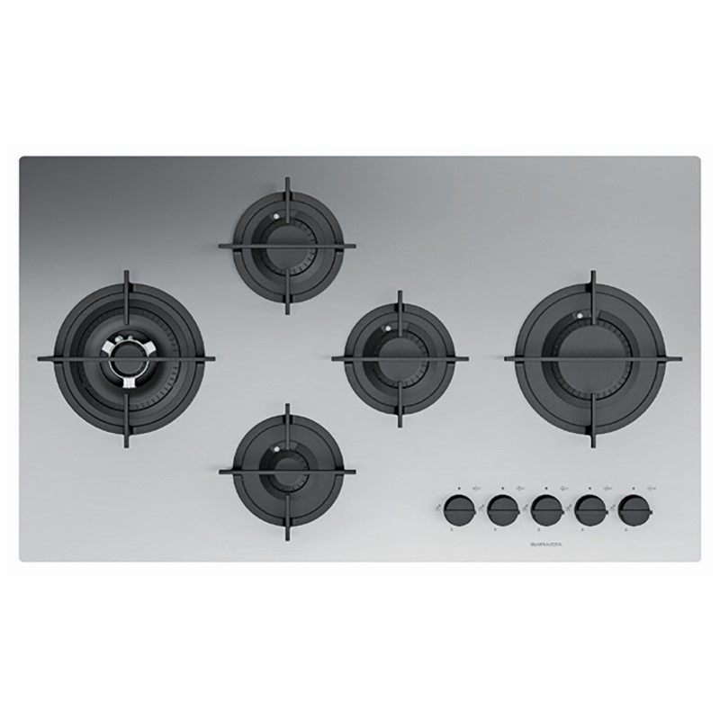 Barazza Mood Hob 86CM - 5 Burners S/S
