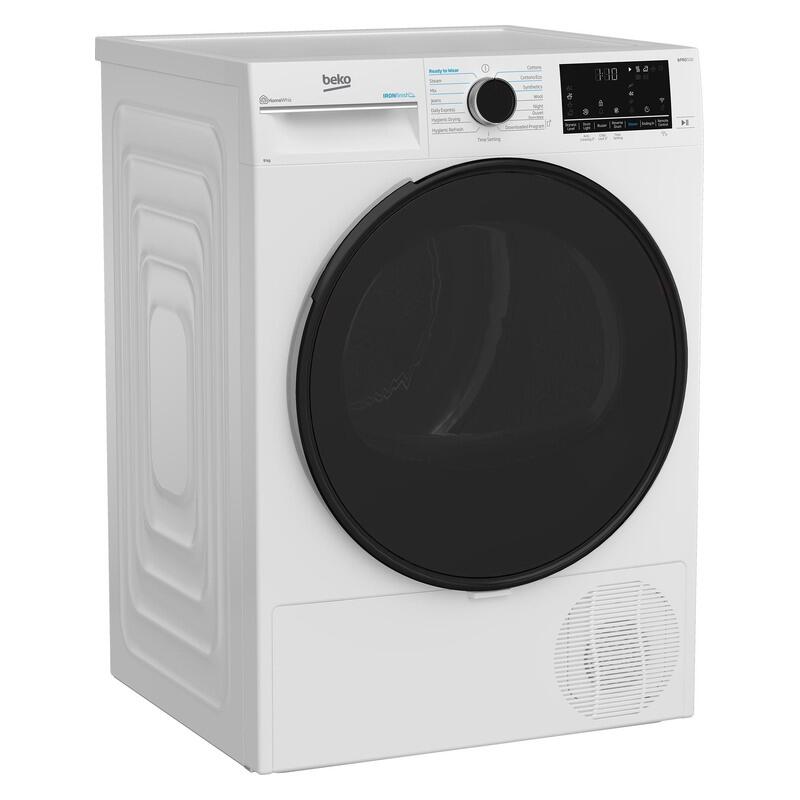 Beko 9kg Smart Heat Pump Dryer with Steam - White - Image 2