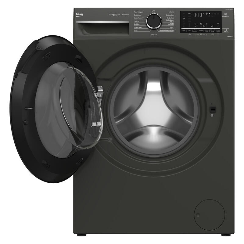 Beko 10kg Front Load Washing Machine - Black - Image 2