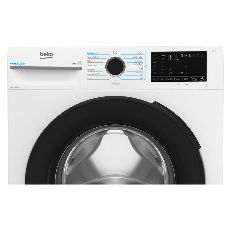 Beko 8kg Front Load Washing Machine - White - Image 3