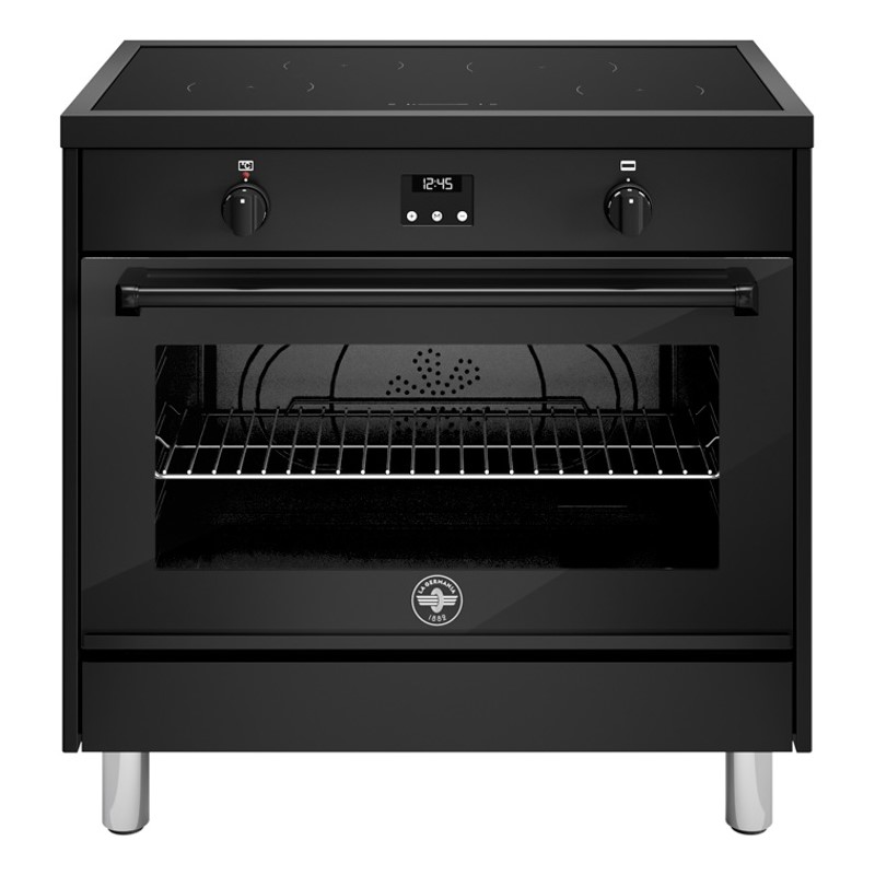 LAGERMANIA Induction Electric Oven Electric Grill Matt Black 90cm