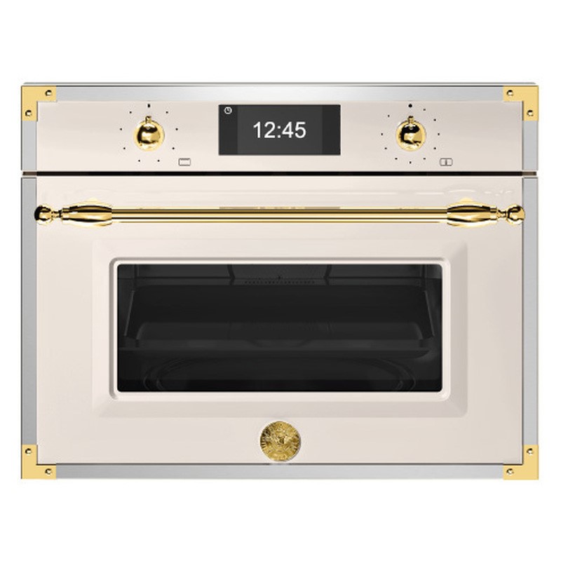 Bertazzoni Heritage Combi Microwave Oven - Avorio/Gold 45