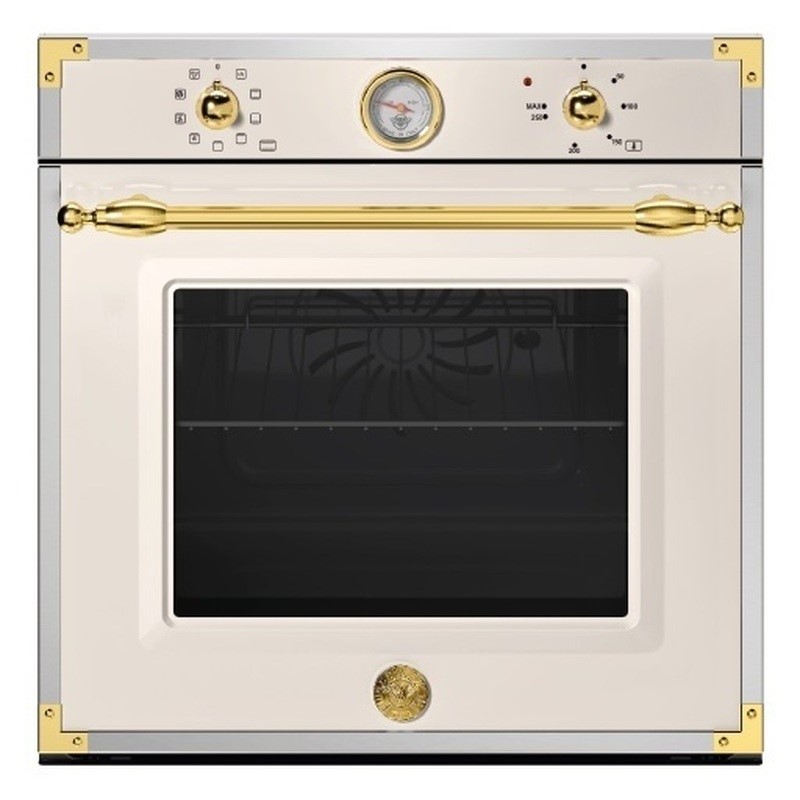 Bertazzoni Heritage Series Built-In Oven - Ivory/Gold 60CM