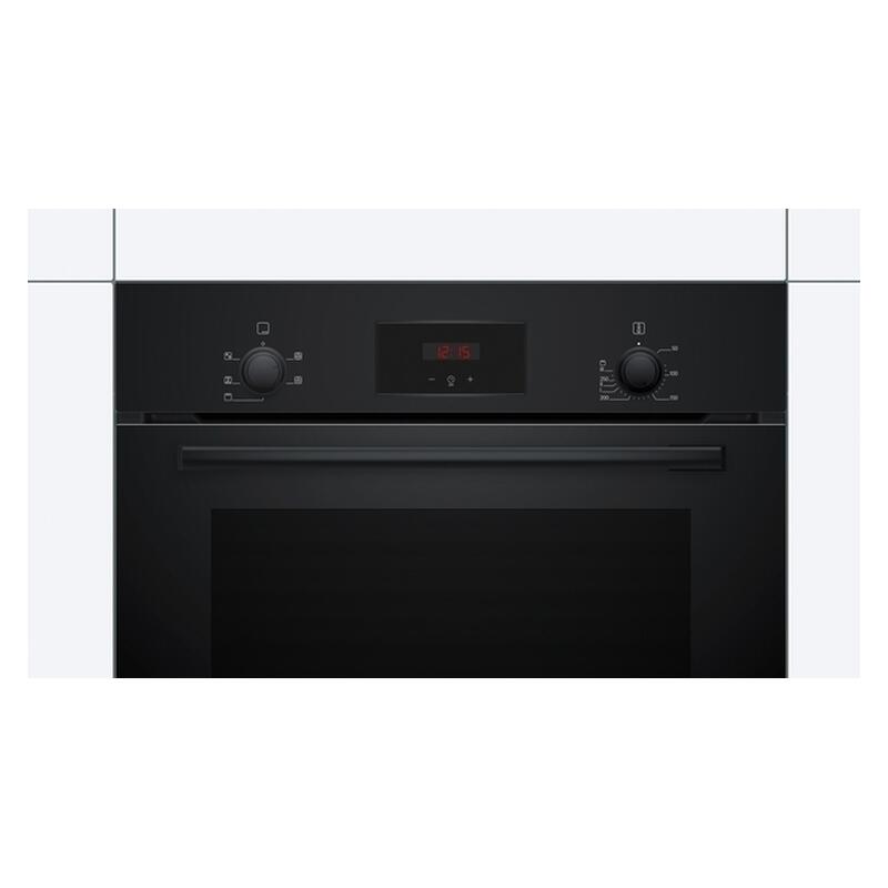 Bosch 60cm Built-In Oven with 5 Functions - Black (Series 2) - Image 2