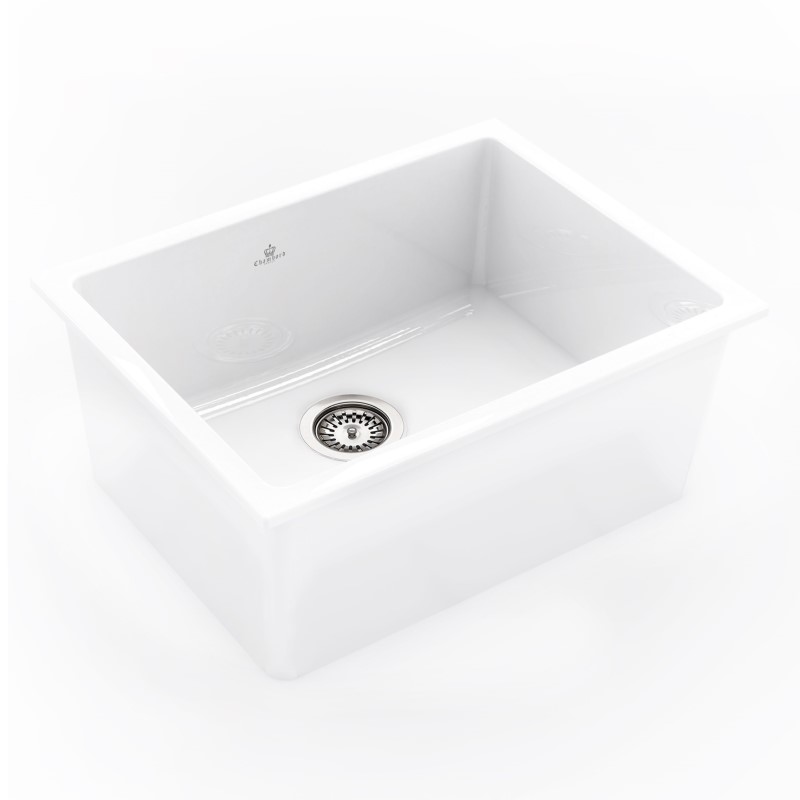 CHAMBORD Constance Iii Fireclay Sink 610X1460X255MM White