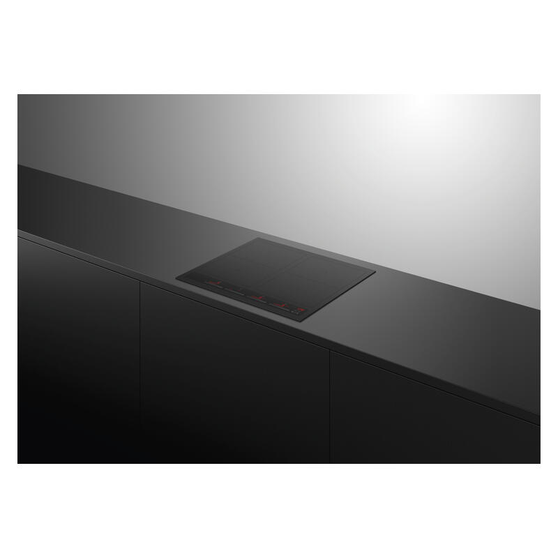 Fisher & Paykel 60cm 4 Zone Induction Cooktop: 2 Smart Zones - Black (Series 7) - Image 2