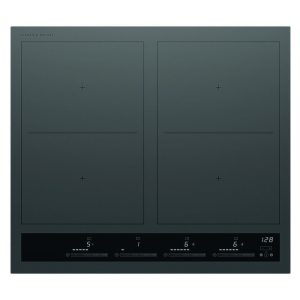 Fisher & Paykel 60cm 4 Zone Induction Cooktop: 2 Smart Zones - Grey (Series 7)
