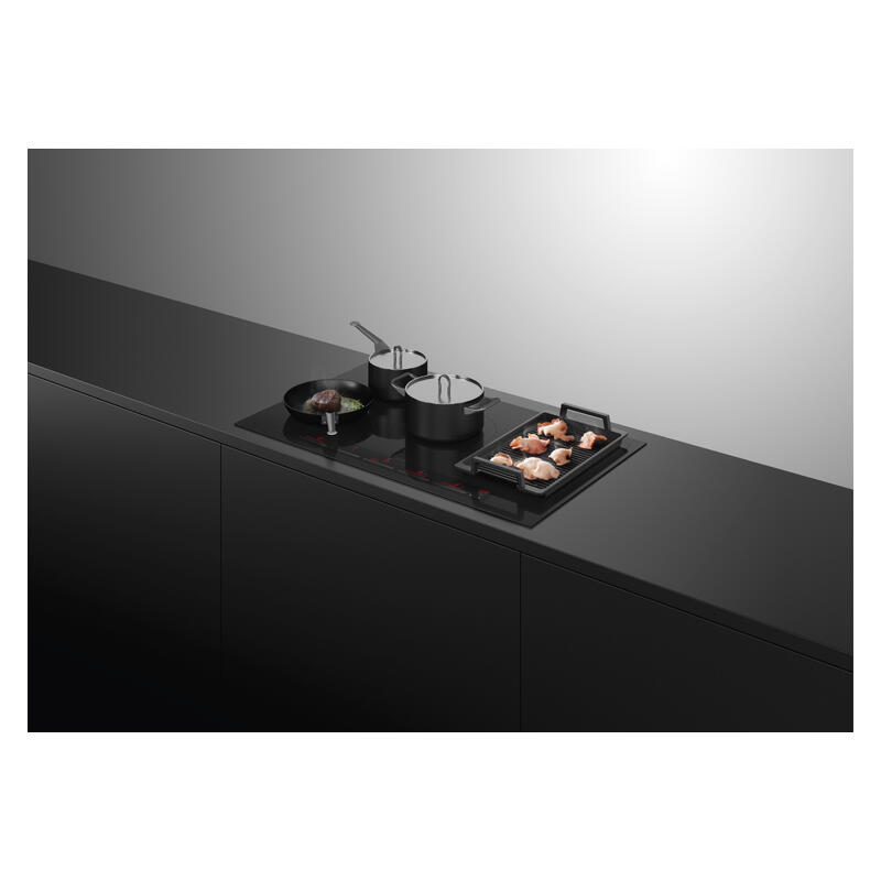 Fisher & Paykel 90cm 5 Zone Induction Cooktop: Smart Zone - Black (Series 7) - Image 2