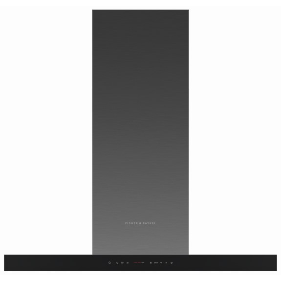 Fisher & Paykel Connected Canopy Rangehood Black 90CM