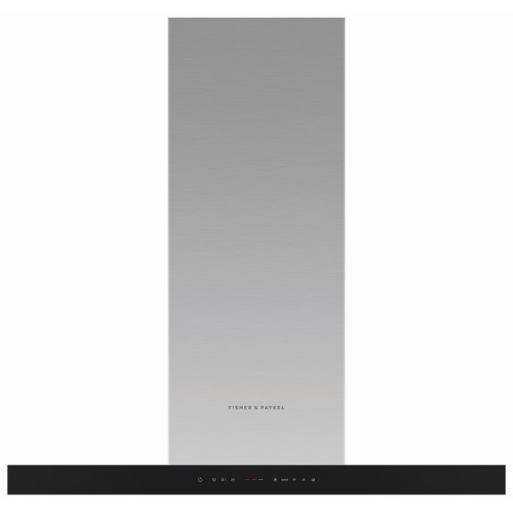 Fisher & Paykel Series 7 90cm Box Chimney Wall Canopy Rangehood - Stainless Steel