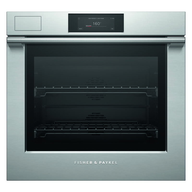 Fisher & Paykel 76cm Professional Pyrolytic Steam Assist Oven - Stainless Steel (Series 11)