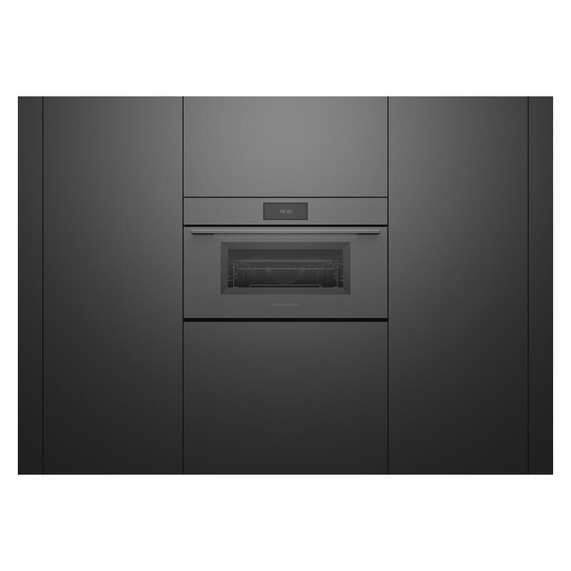 Fisher & Paykel 76cm Minimal Compact Combi-Microwave Oven - Grey Glass (Series 9) - Image 3