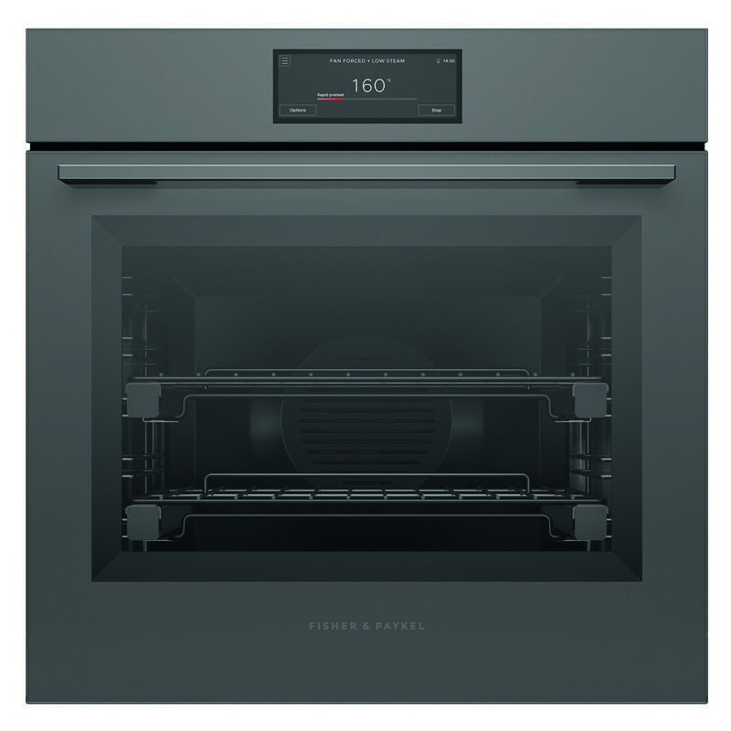 Fisher & Paykel 60cm Minimal Combi-Steam Oven - Grey Glass (Series 11)