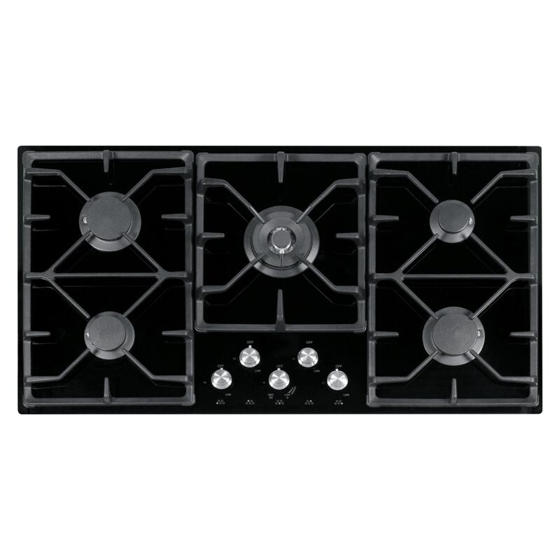 FRANKE Ceramic Glass 5 Burner Gas Cooktop, Lpg 96CM