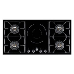 FRANKE Ceramic Glass 4 Gas Burners Ng  Large Induction Zone Cooktop 101.5CM