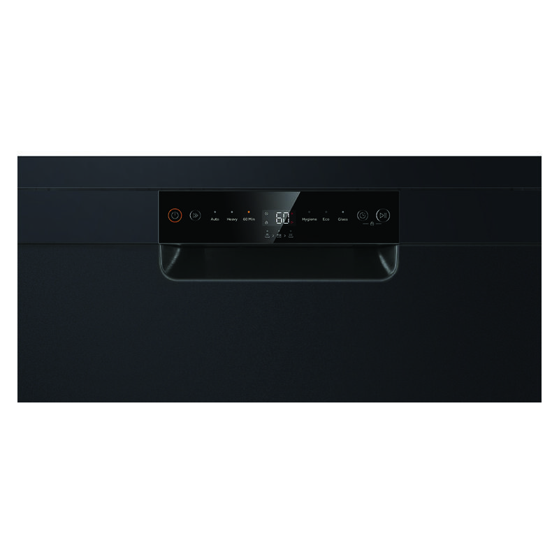 Haier 13 Place Setting Freestanding Dishwasher - Hygiene - Black (300 Series) - Image 2