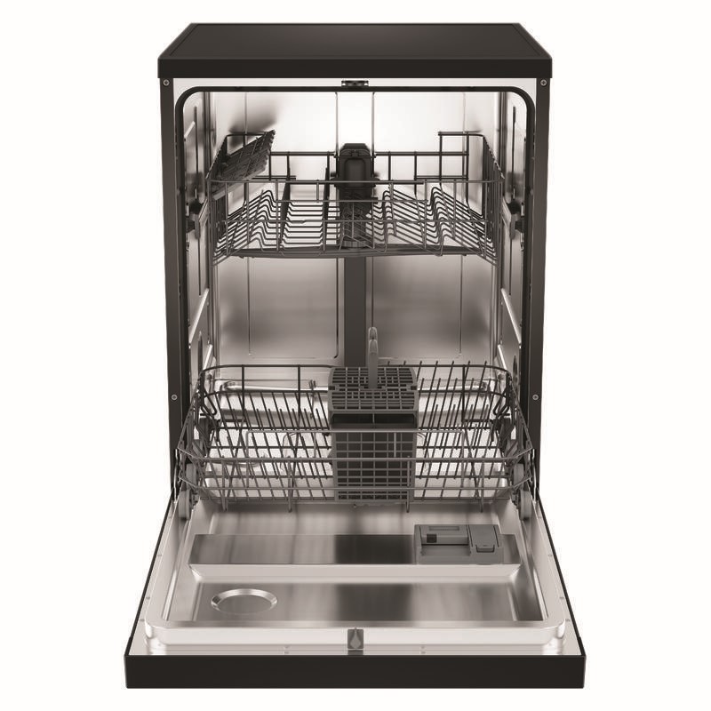 Haier 13 Place Setting Freestanding Dishwasher - Hygiene - Black (300 Series) - Image 3