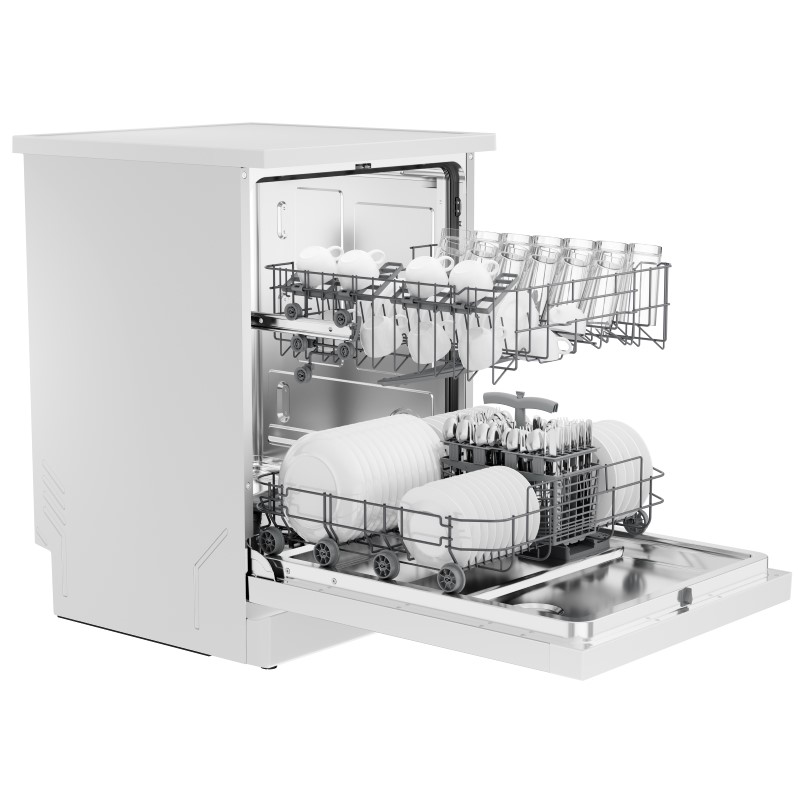 Haier 13 Place Setting Freestanding Dishwasher - White (300 Series) - Image 3