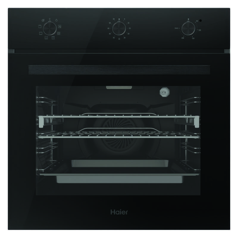 Haier 60cm Built-In Oven with 7 Functions - Black (300 Series)