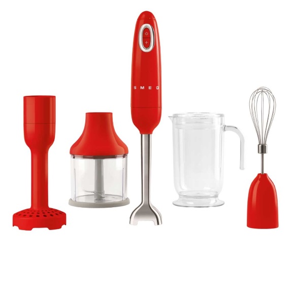 Smeg Retro Style Hand Blender - Red