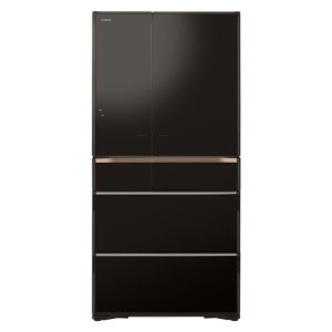 Hitachi 735L Multi-Drawer Fridge Freezer ? Crystal Black Glass