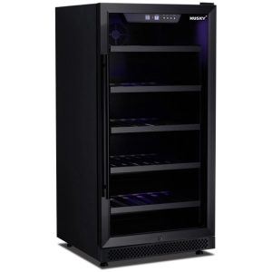 Husky Riserva 240L Single Zone Freestanding Wine Fridge - Matte Black