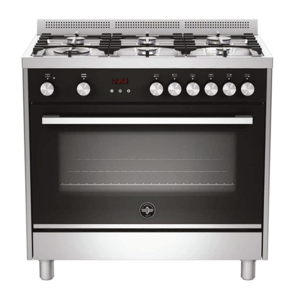 LAGERMANIA 6-BURNERS Gas Oven Electric Grill Bx 90CM