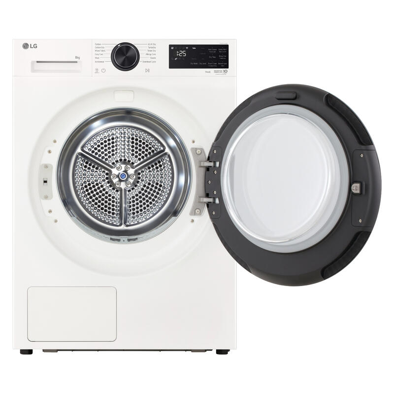 LG 8kg AI Heat Pump Condenser Dryer - White (Series 3) - Image 2