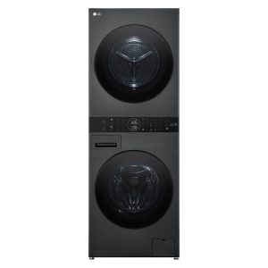 LG 12kg + 10kg Smart AI WashTower All-In-One Stacked Washer Dryer Combo - Black