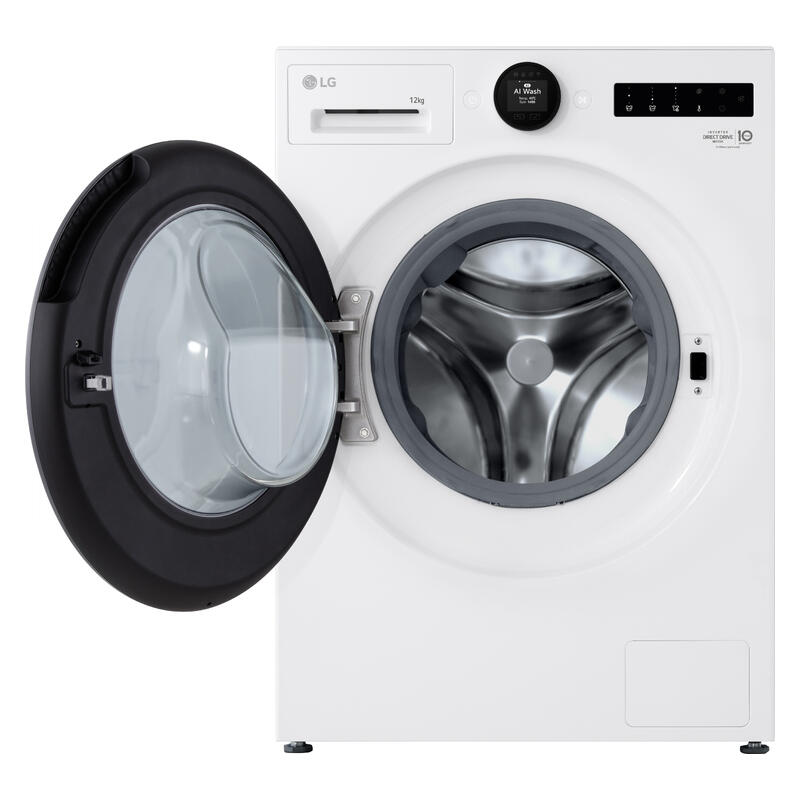 LG 12kg Smart AI Front Load Washing Machine - Essence White (Series 9) - Image 2