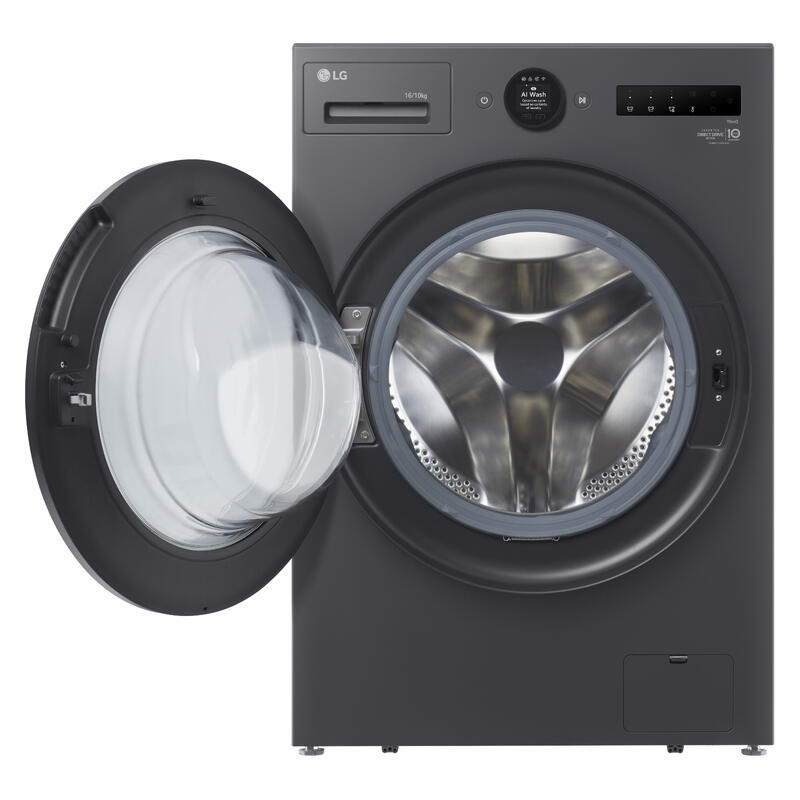 LG 16kg + 10kg Smart AI Front Load Washing Machine & Dryer Combo - Graphite (Series XL) - Image 2