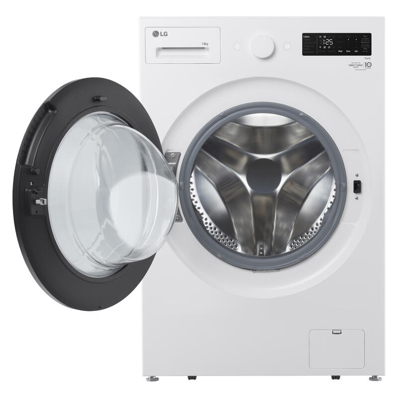 LG 14kg Smart AI Front Load Washing Machine - Matte White (Series XL) - Image 2