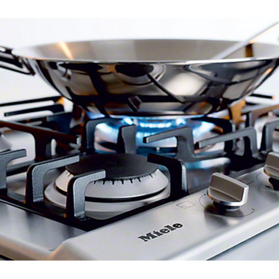 Miele 65cm Natural Gas Cooktop - Stainless Steel - Image 2